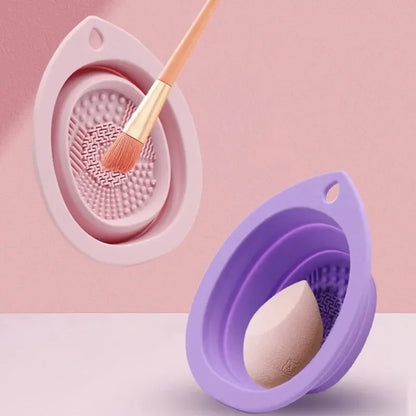 Foldable Silicone Makeup Brush Cleaner