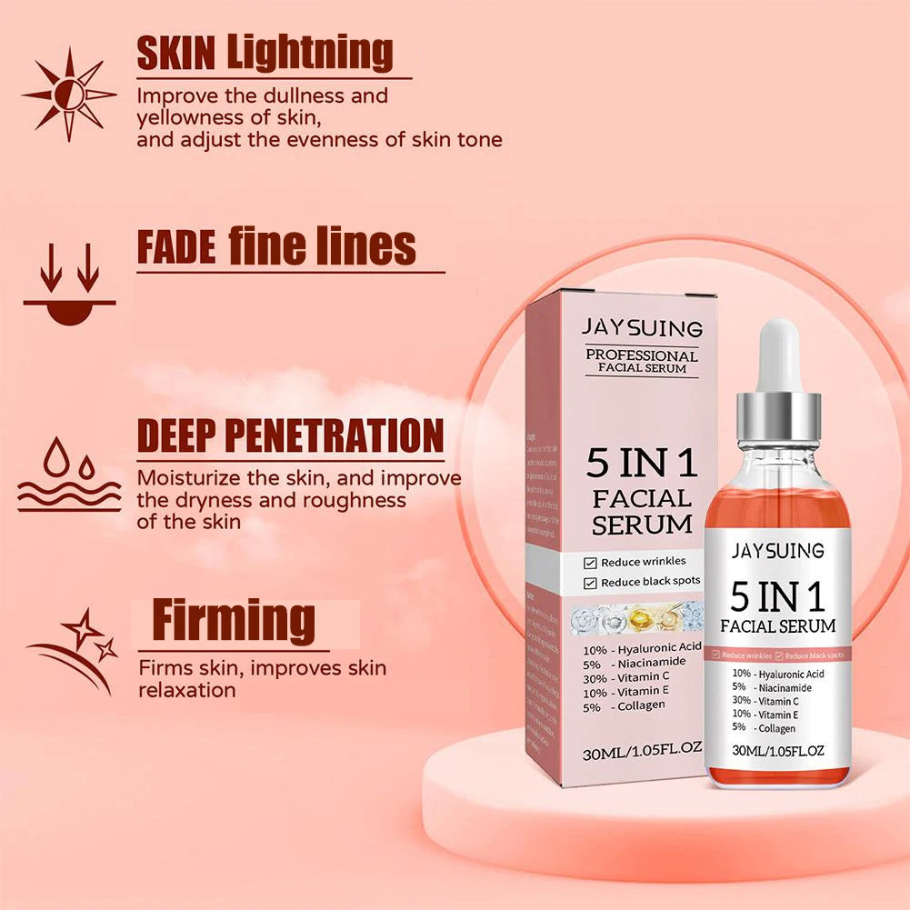 5 In 1 Fade Fine Lines Firming Face Serum