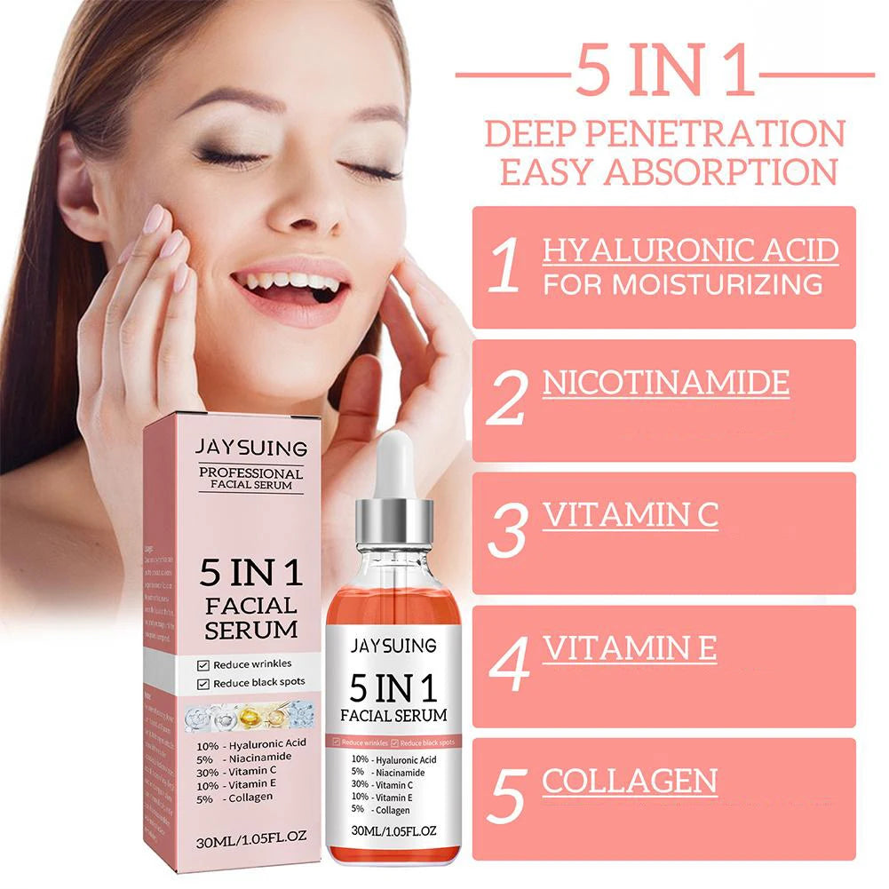 5 In 1 Fade Fine Lines Firming Face Serum