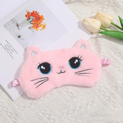 Cute Plush Sleeping Mask