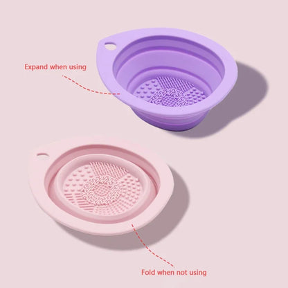 Foldable Silicone Makeup Brush Cleaner